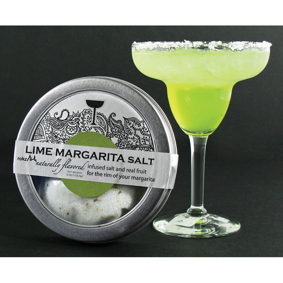 Rokz Infused Cocktail Rimming Salt Lime Margarita 4 oz.