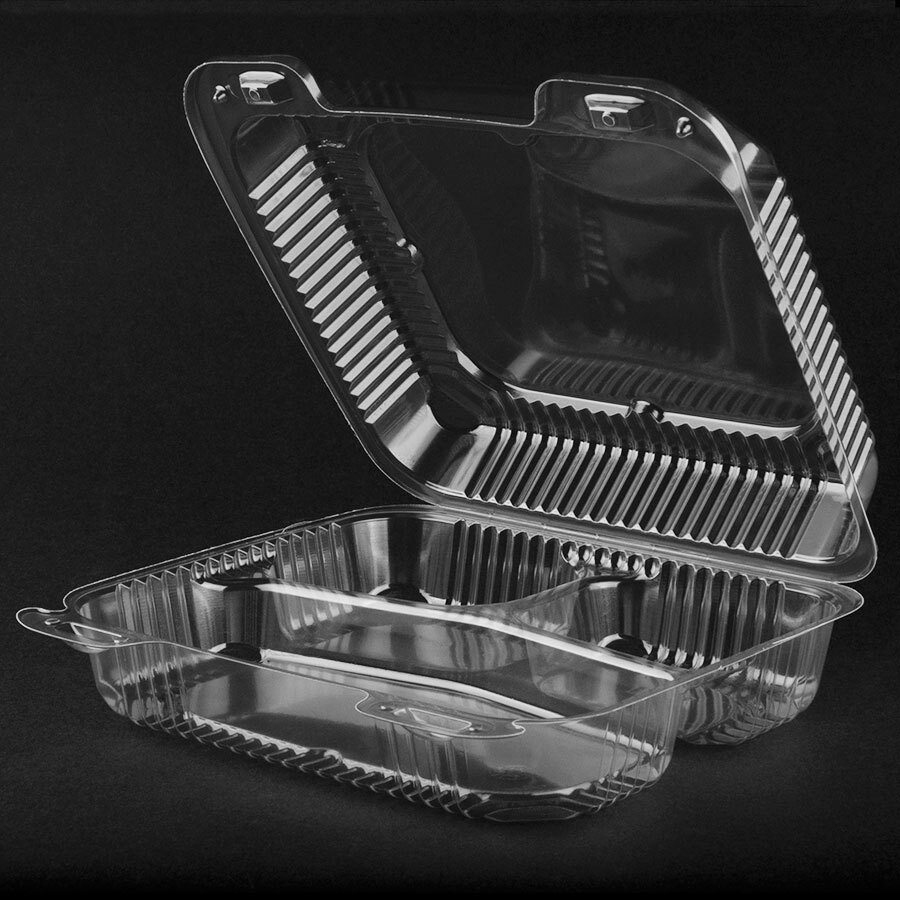 Untitled — Clear Plastic Container With Compartments