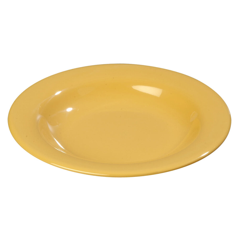 Carlisle 4303422 Durus 13 oz. Honey Yellow Melamine Bowl 24 / Case