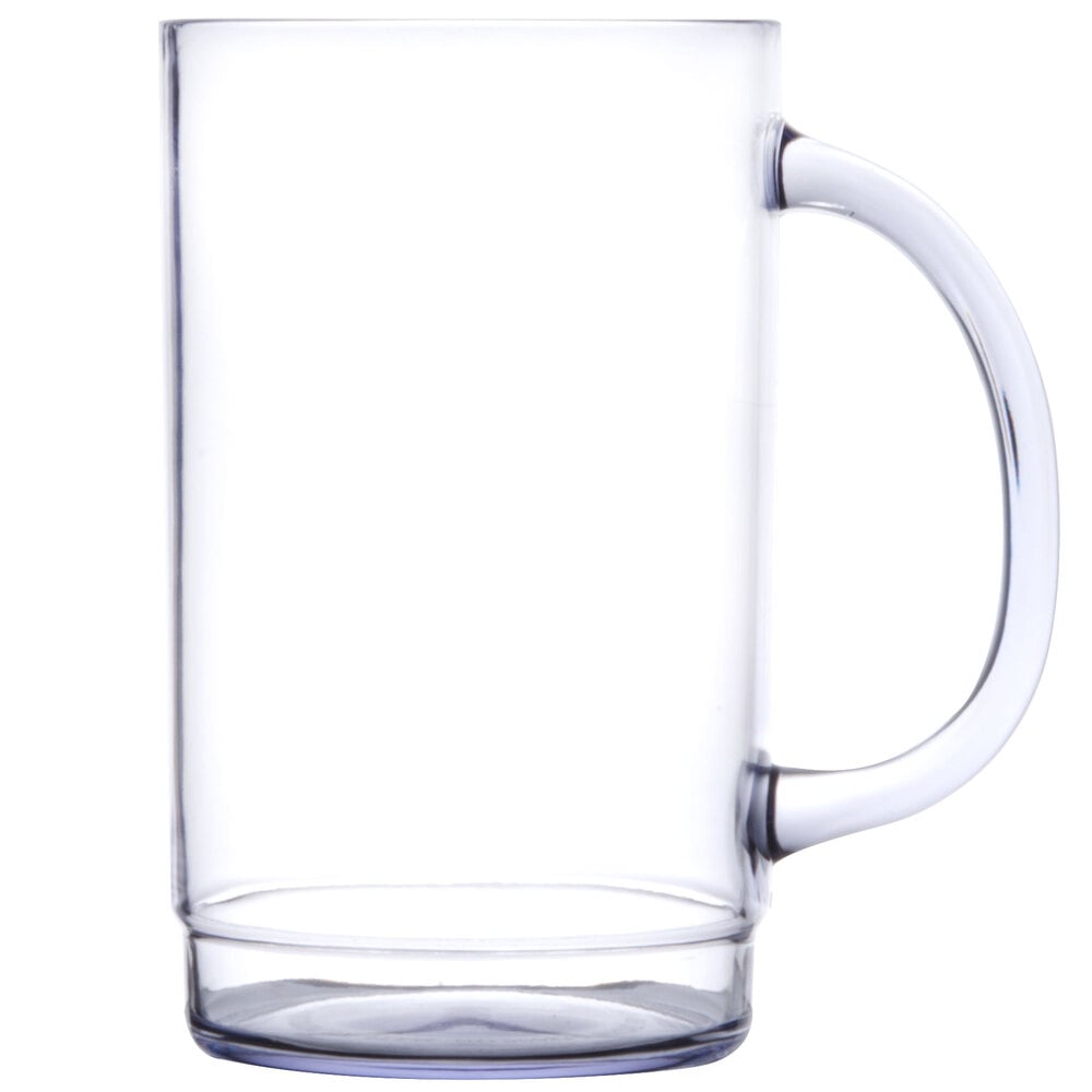 Plastic Beer Mugs GET 00083 20 oz. SAN Plastic Beer Mug