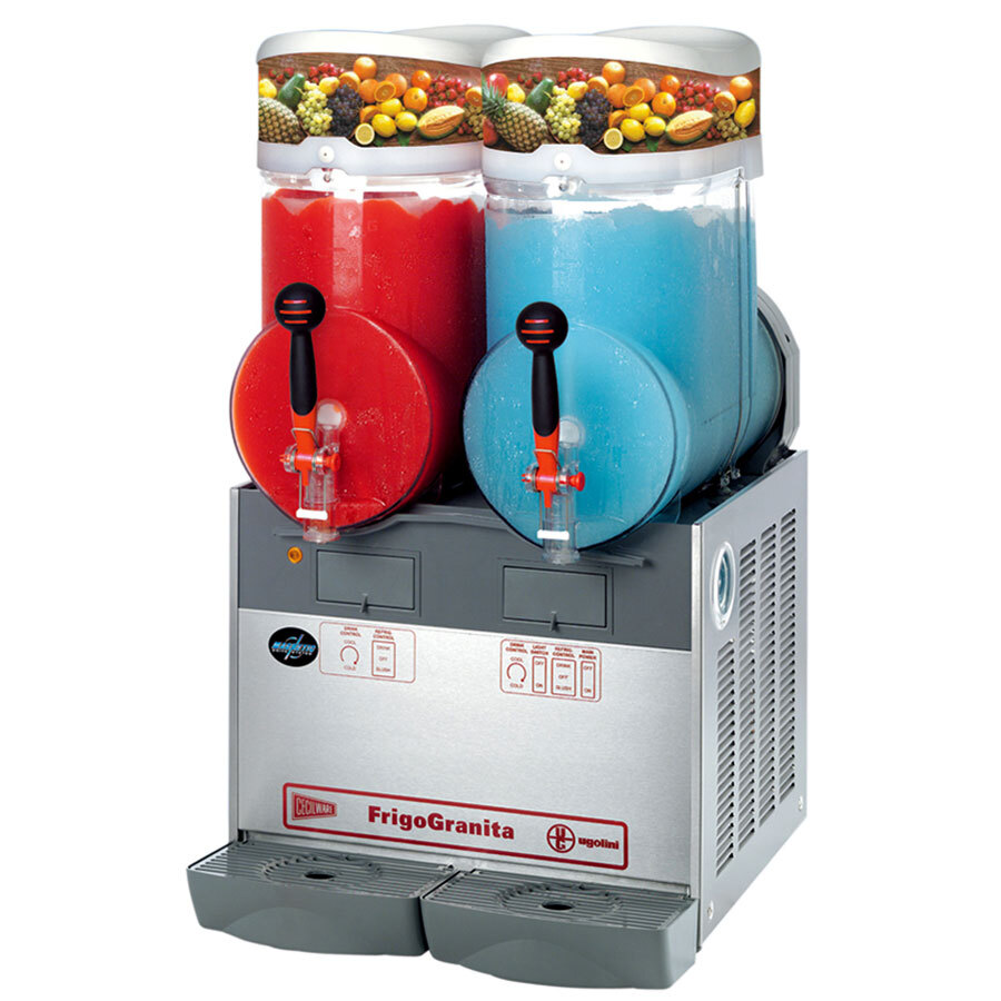 Cecilware FrigoGranita GIANT2 Double 4 Gallon Pourover Slush Machine 120V