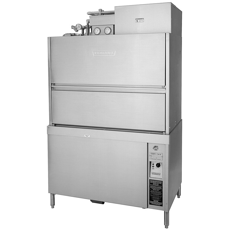 240V 3 Phase Hobart UW5011 Front Load Utensil / Pan Washer with 14 kW