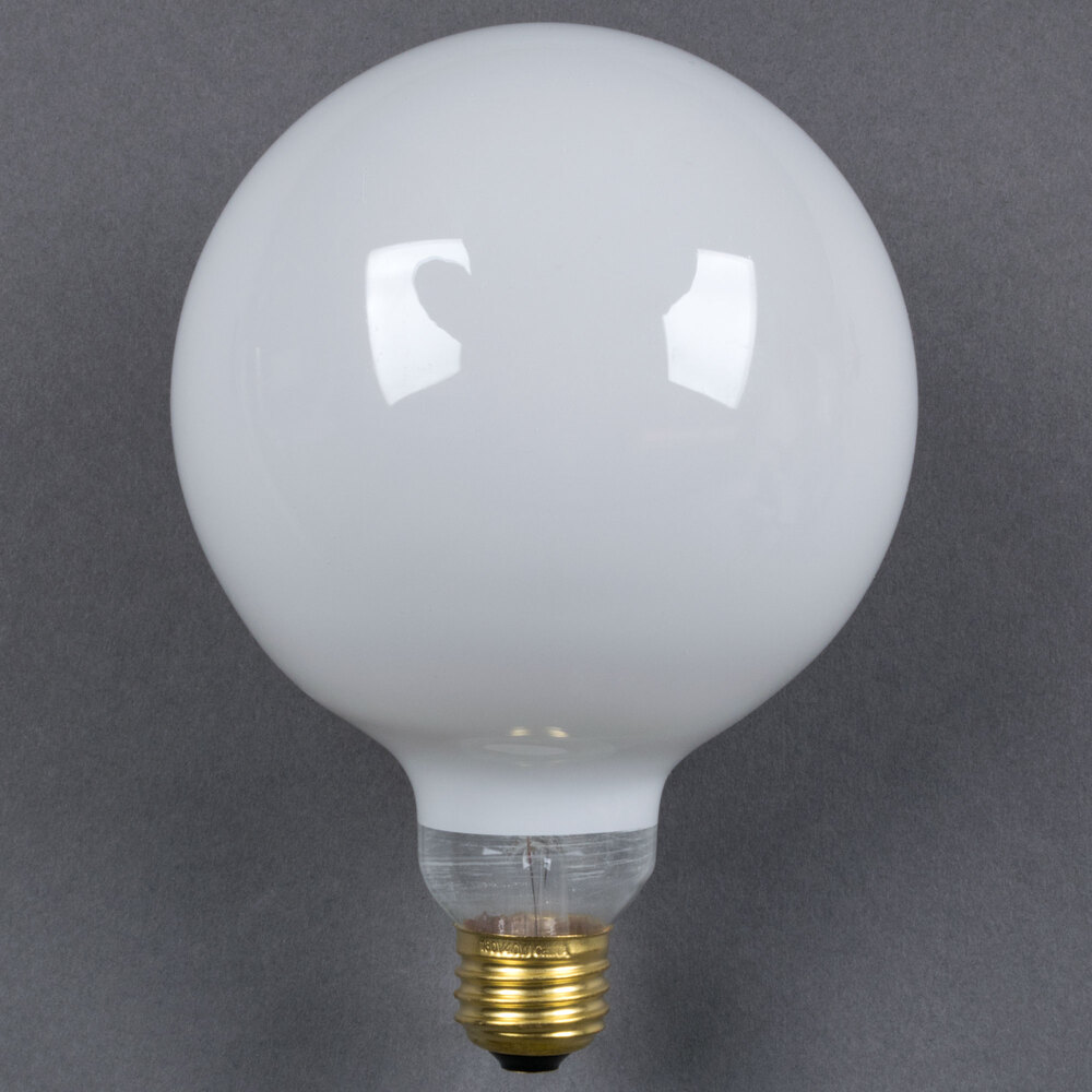 40 Watt Globe White Light Bulb 130V (G40)