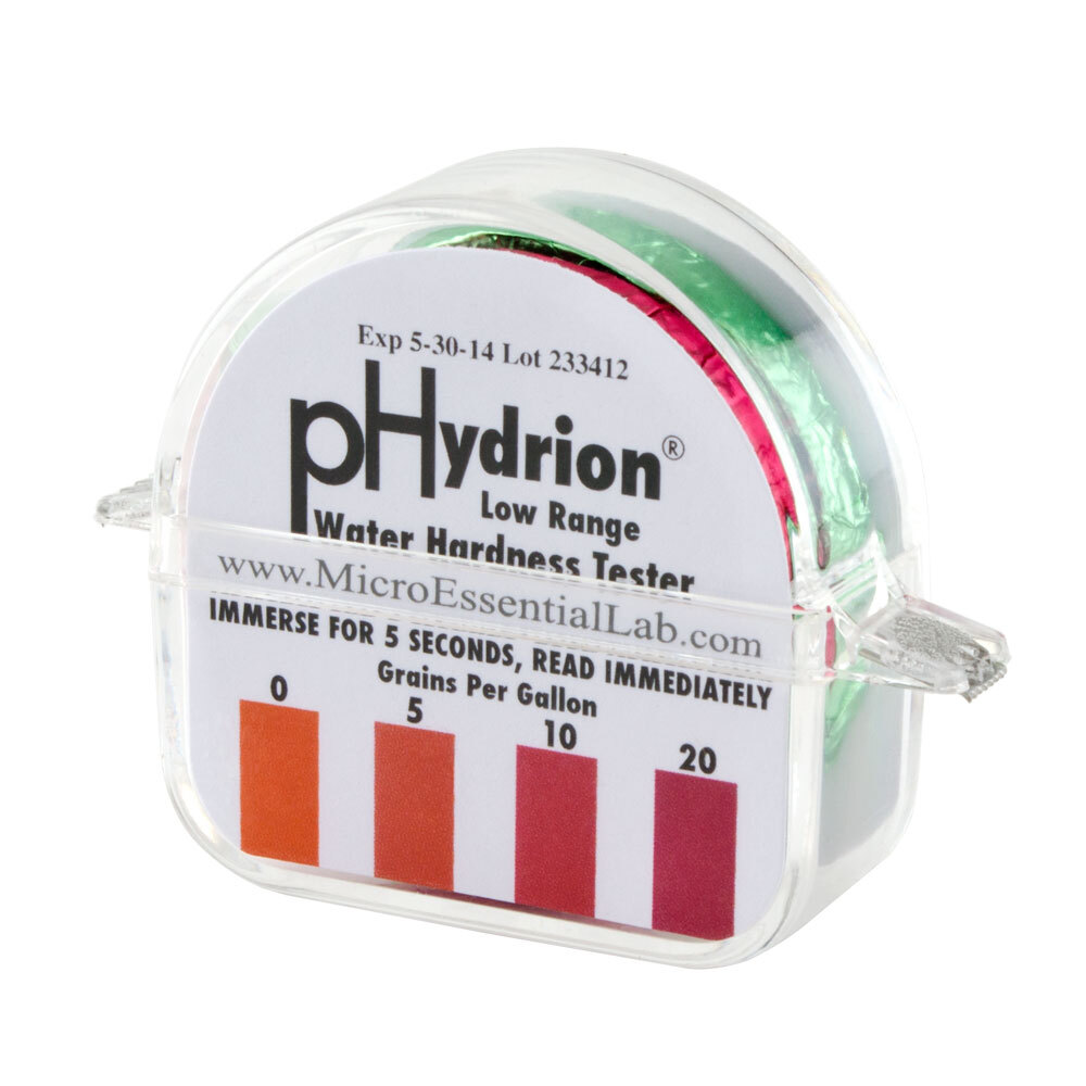 Hydrion Water Hardness Test Kit 2 Rolls