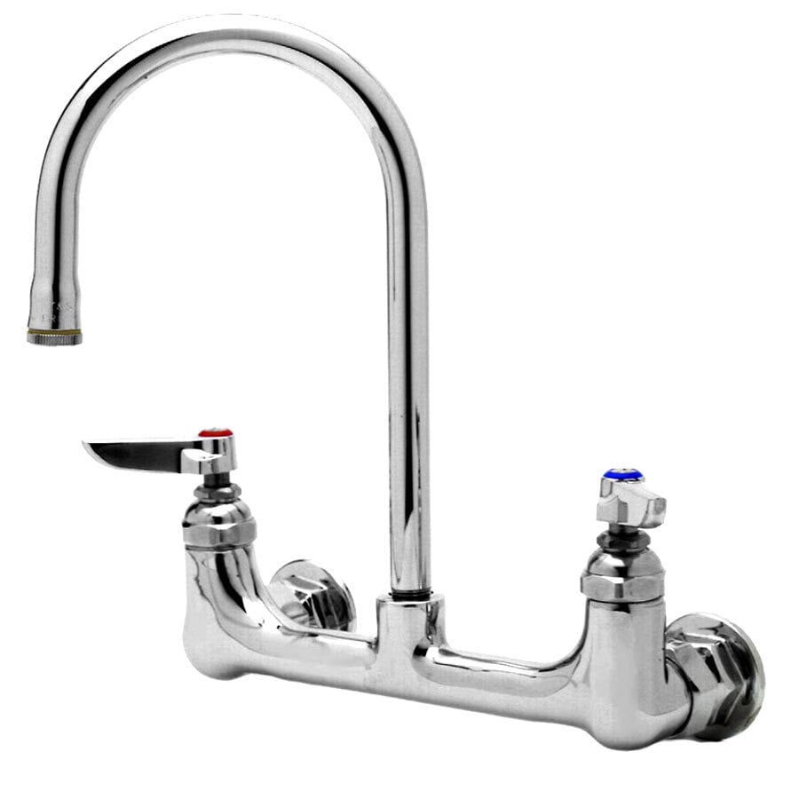 0330 Wall Mounted Double Pantry Faucet with 8