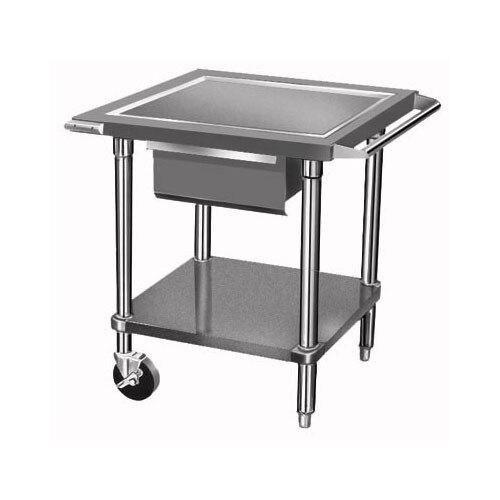 Advance Tabco AGMP30 24" x 30" Stainless Steel Mobile Mixer Table