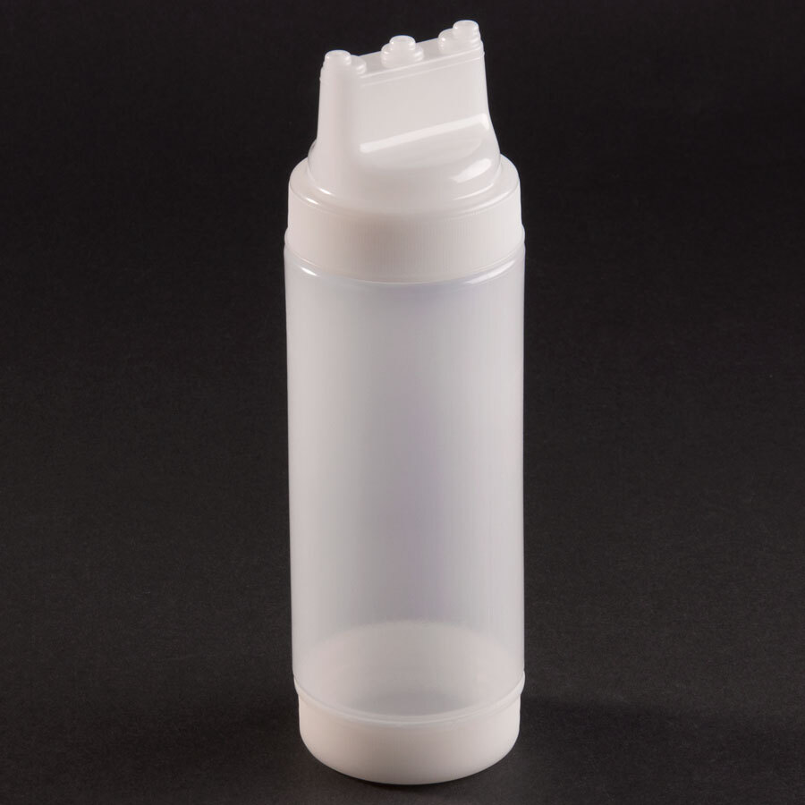 Tablecraft 11663C3F 16 oz. SelecTop Wide Mouth Dualway First In First