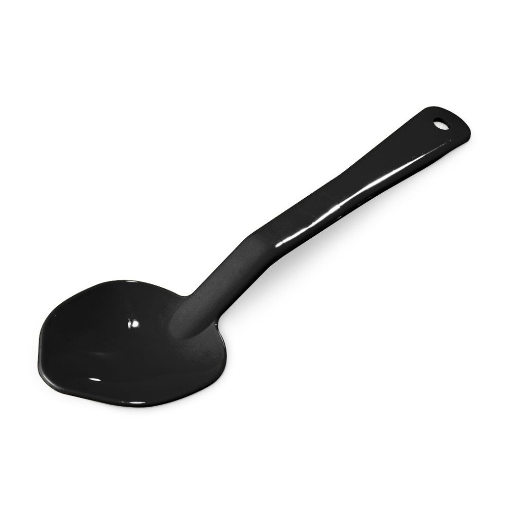 11" Black Solid Serving Spoon