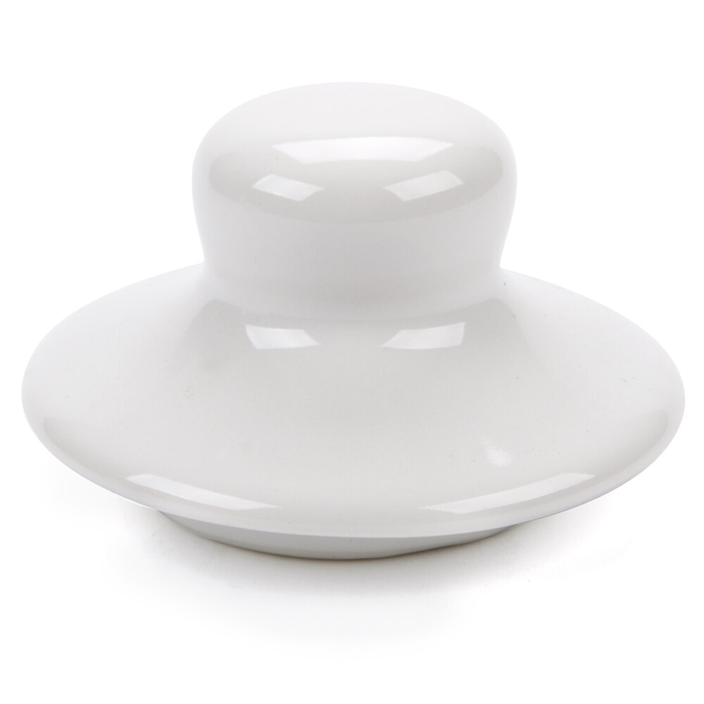 Tuxton BWT100L DuraTux White Replacement Lid for BWT100 Teapot 12 / Case