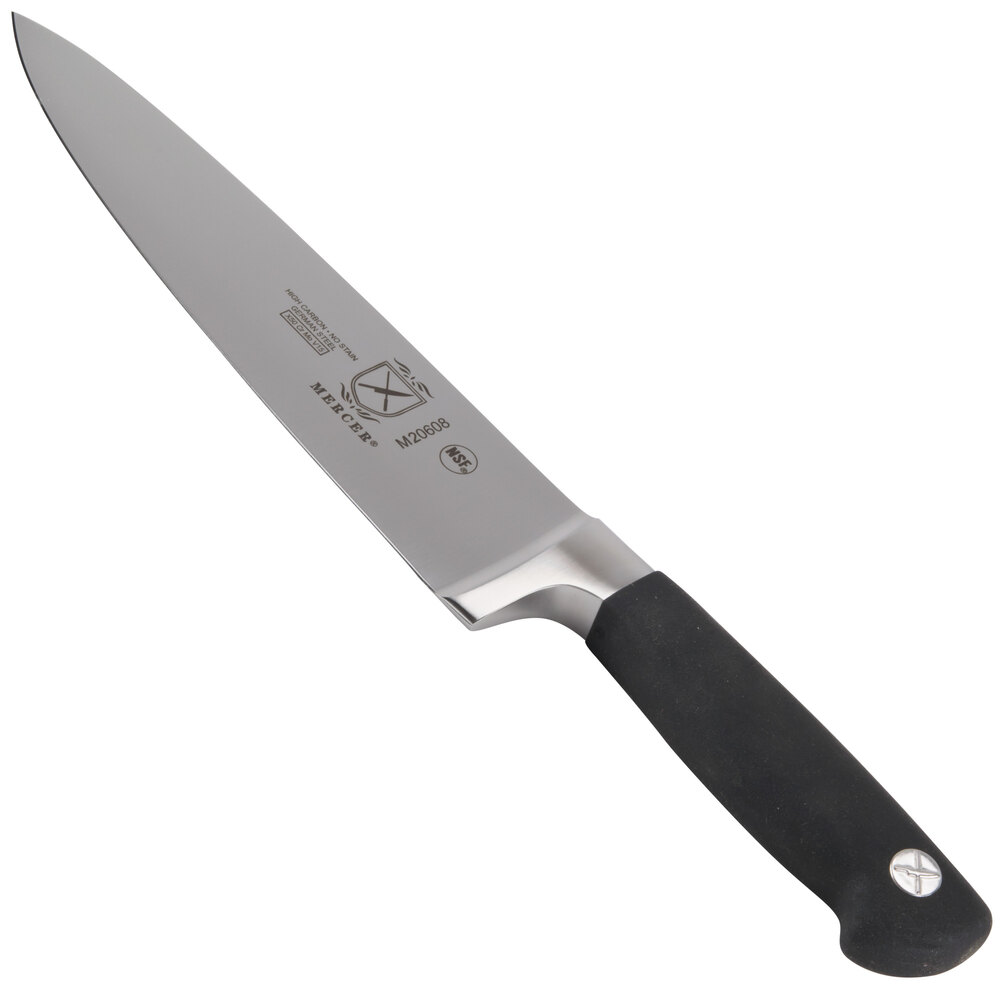 Mercer M20608 Genesis 8" Chef's Knife with Full Tang Blade