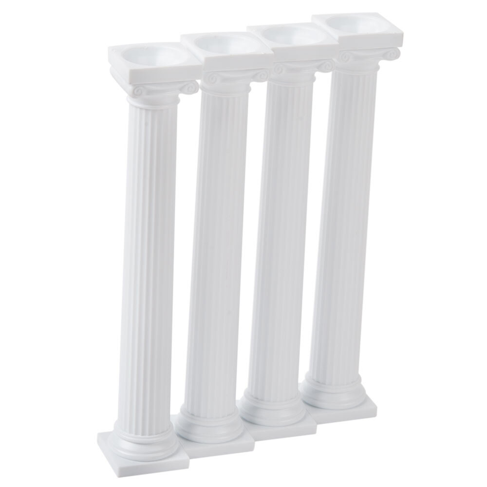 Wilton 3033705 Grecian Cake Pillars 7" 4 / Pack