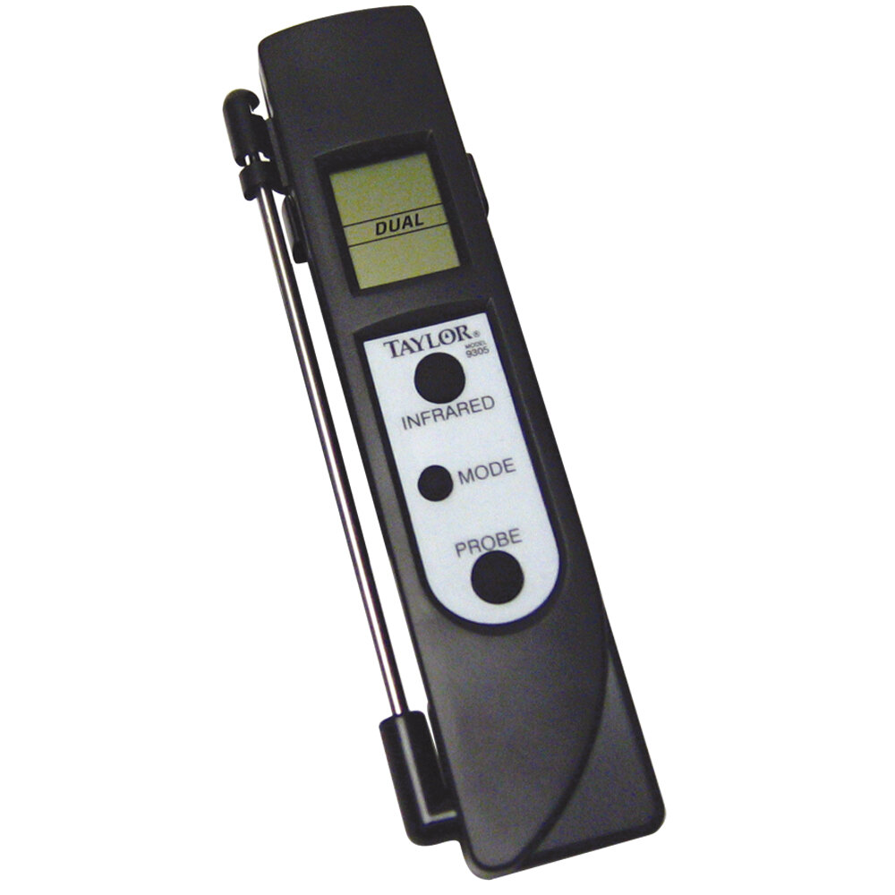 Taylor 9305 Dual Temp Infrared Thermometer with Probe