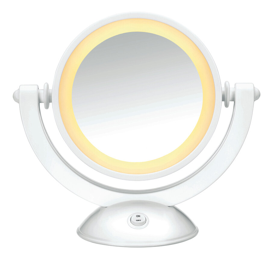 Conair BE11WD Wall Mount Mirror Lighted Brushed Nickel