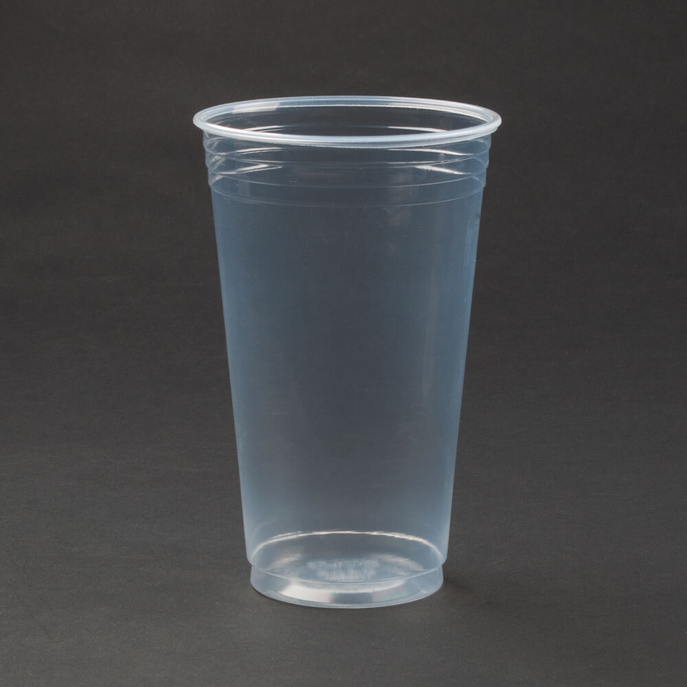 24 oz. Clear Polypropylene Straight Wall Plastic Cup 600/Case