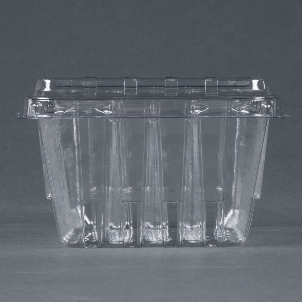 1 Pint Vented Clamshell Produce / Berry Container 480 / Case