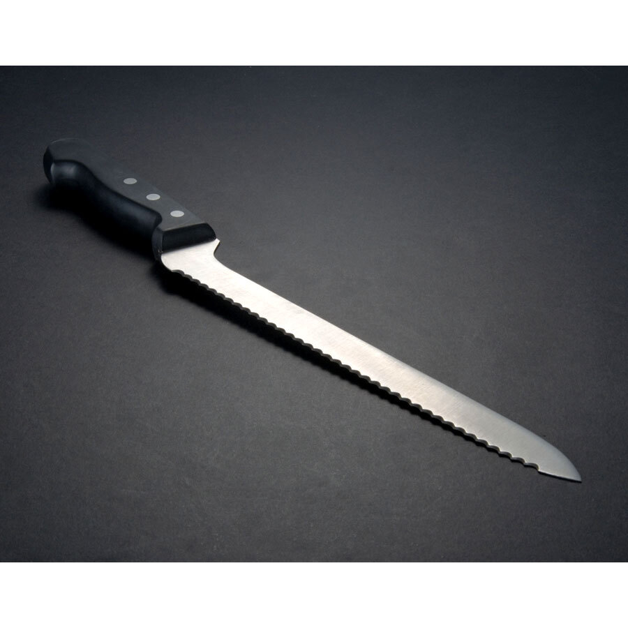10" Serrated Bread Knife with Offset POM Handle