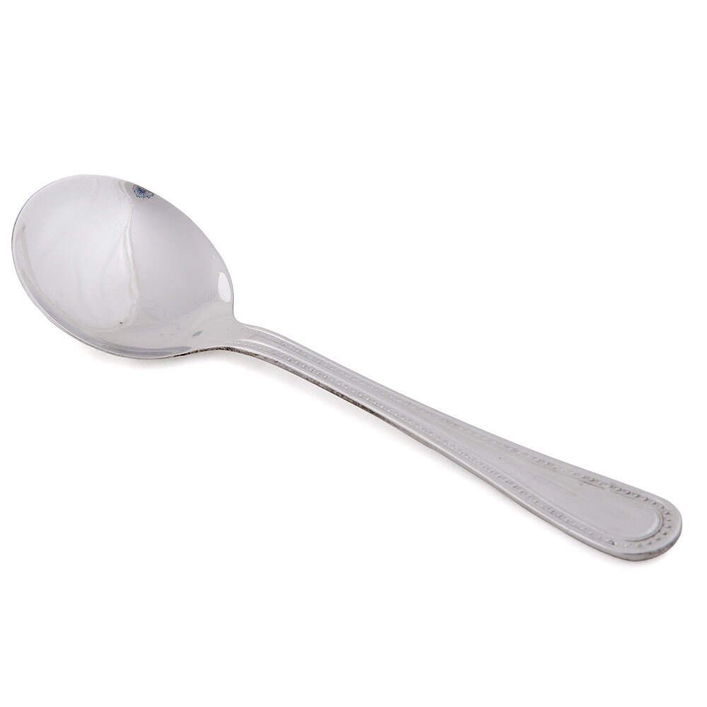 Belmore Pearl Flatware Stainless Steel Bouillon Spoon 12 / Pack