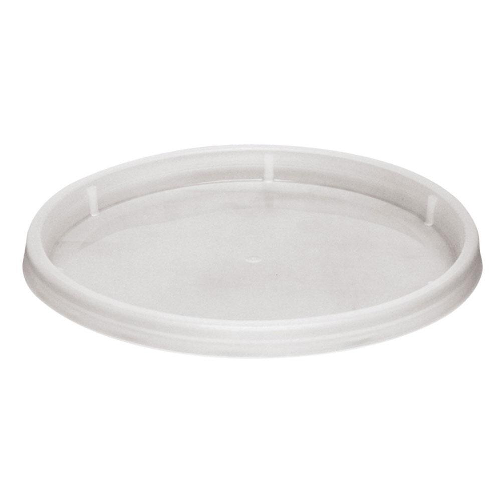 Microwavable Translucent Plastic Round Deli Container Lid 48 / Pack