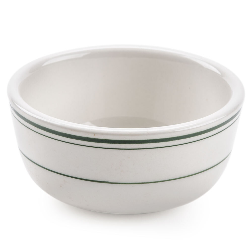 Tuxton TGB095 9.5 oz. Green Bay China Jung Soup Bowl 36/Case