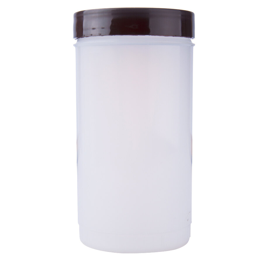 Carlisle PS602N01 Brown 1 Quart Store N Pour Jar & Lid