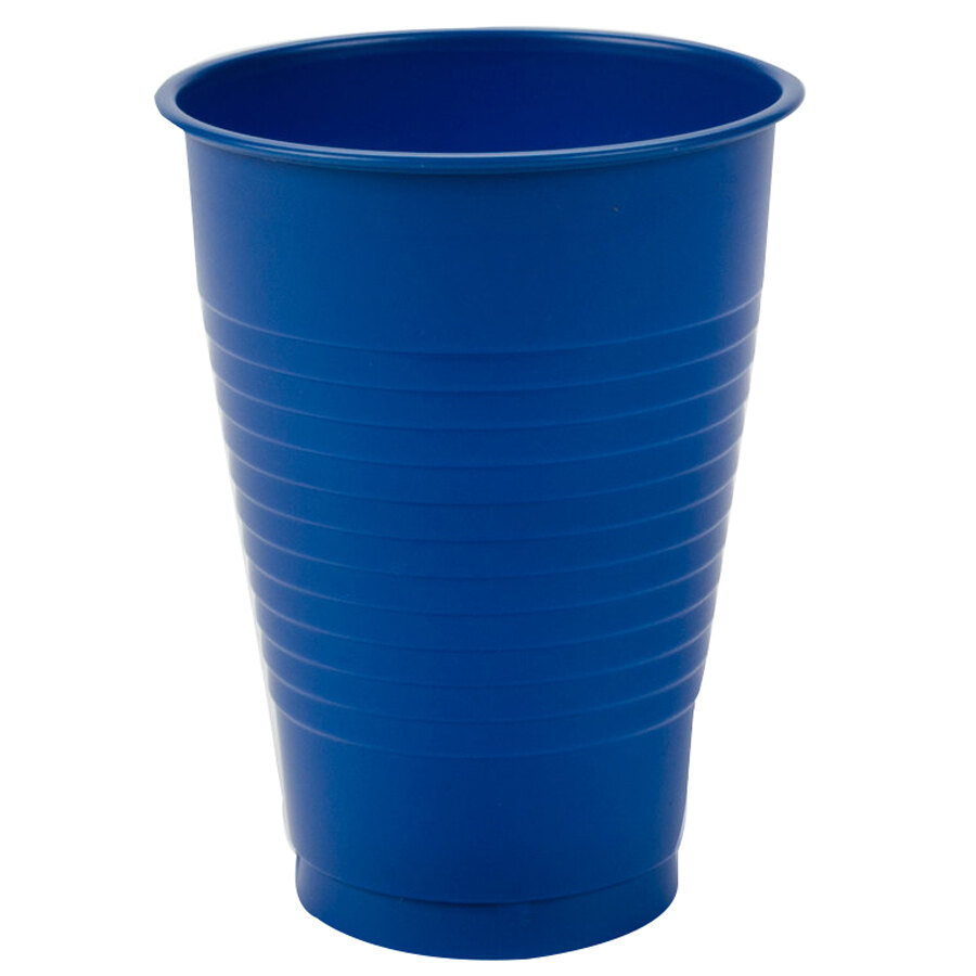 12 oz. True Blue Plastic Cup 20 / Pack