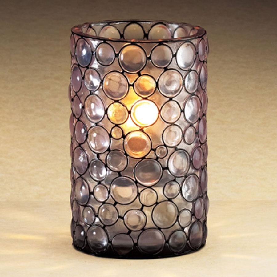 Sterno Products 80292 4 1/2" Mini Resin Bubble Liquid Candle Holder