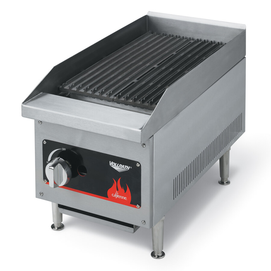 Vollrath 40728 Cayenne 12" Charbroiler Radiant / Lava Rock 28,000 BTU