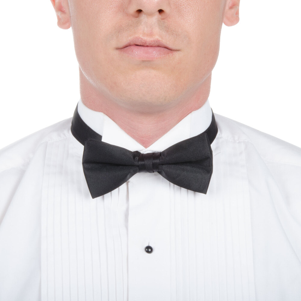 Adjustable Black Bow Tie