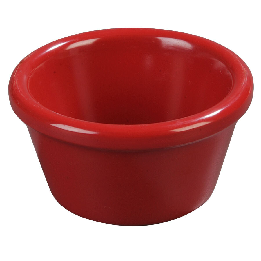 Roma Red Carlisle 085258 2 oz. Smooth Plastic Ramekin 72/Case
