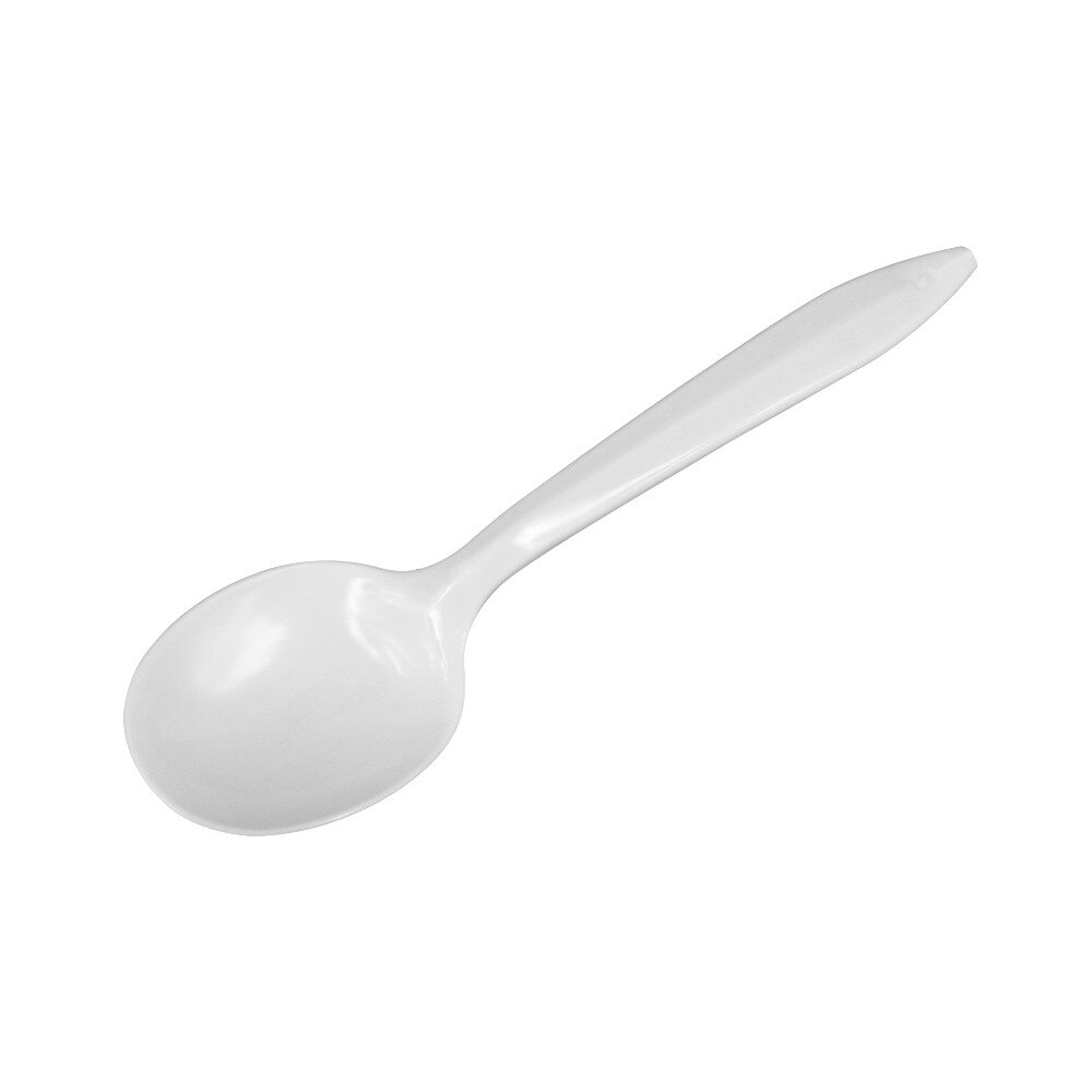Dart Solo SU6BW Medium Weight White Plastic Soup Spoon 1000 / Case