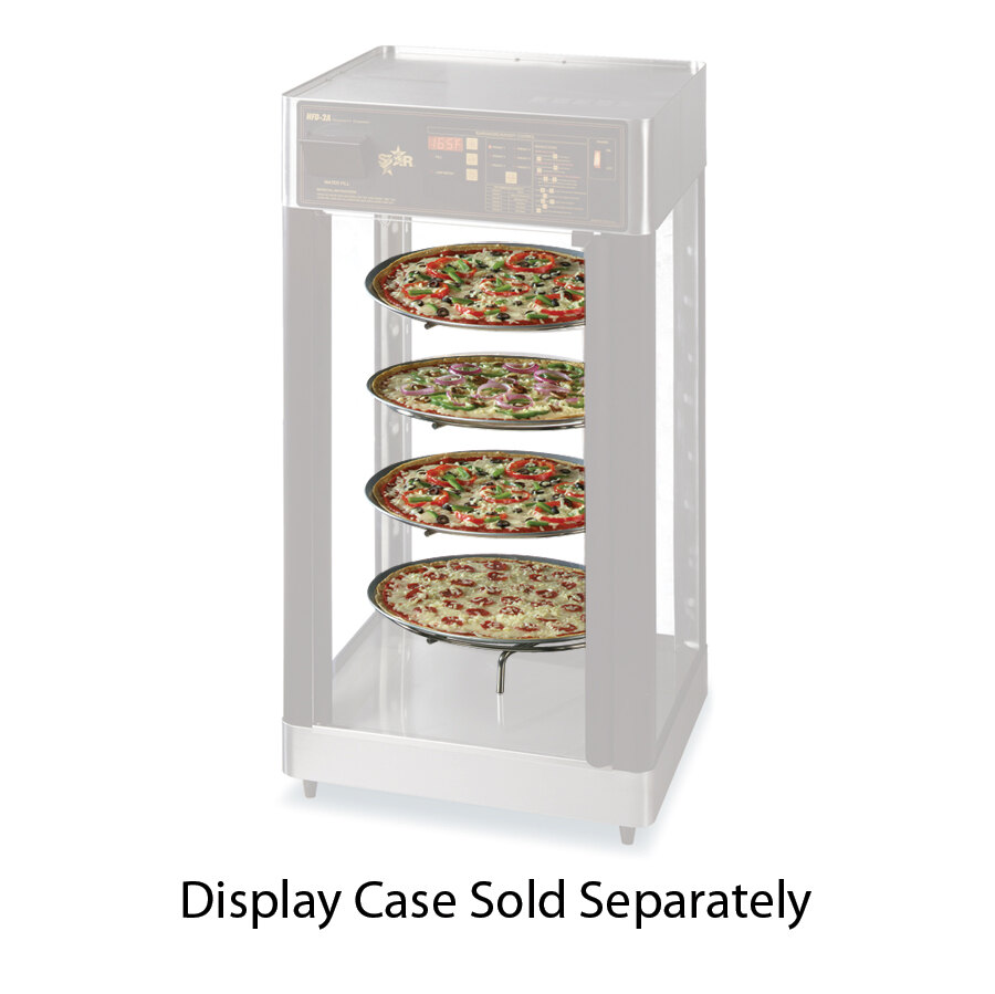 Star 4CR3A Complete 4 Tier 18" Circle Pizza Rack for HFD3 Humidified