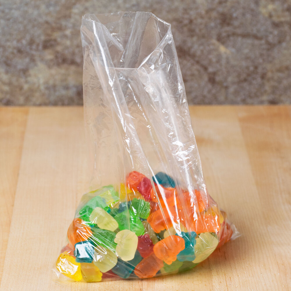 Choice 5 1/2" x 8" Plastic Food Bag on a Roll 2000 / Case