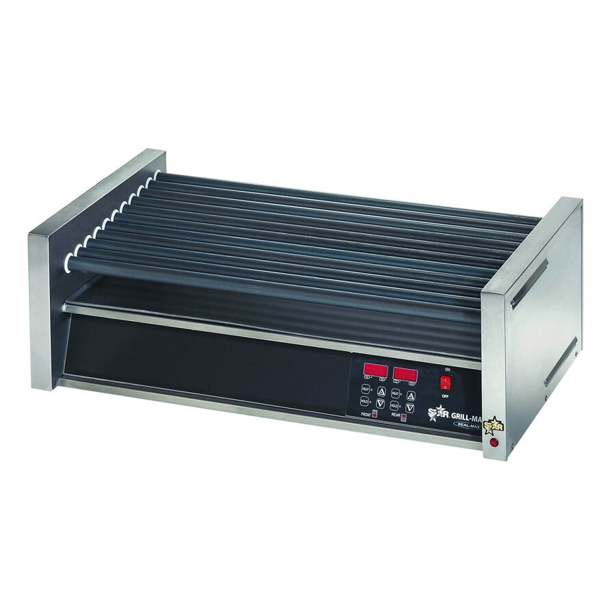 Star Grill Max Pro 50SCECSA 50 Hot Dog Roller Grill with Electronic