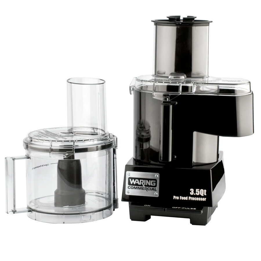 Waring WFP14SC 3.5 Qt. Combination Continuous Feed / Batch Bowl Food Processor 120V