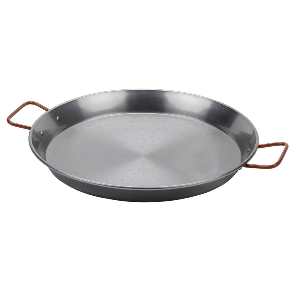 Matfer Bourgeat 071041 15 3/4" Polished Steel Paella Pan