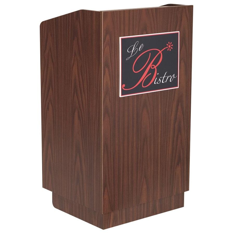 Walnut Host Station / Host Podium