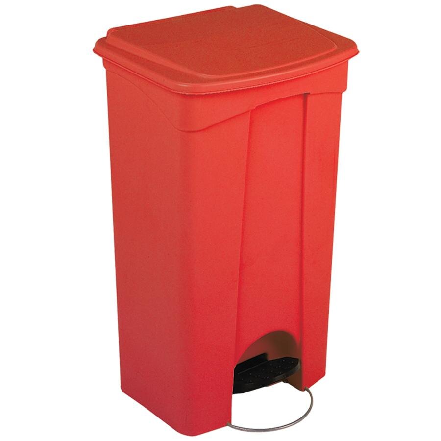 Continental 23RD 23 Gallon Red Step On Trash Can