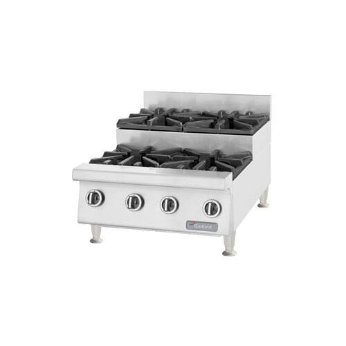 Liquid Propane Garland GTOG48-SU8 8 Burner Step-Up Countertop Range