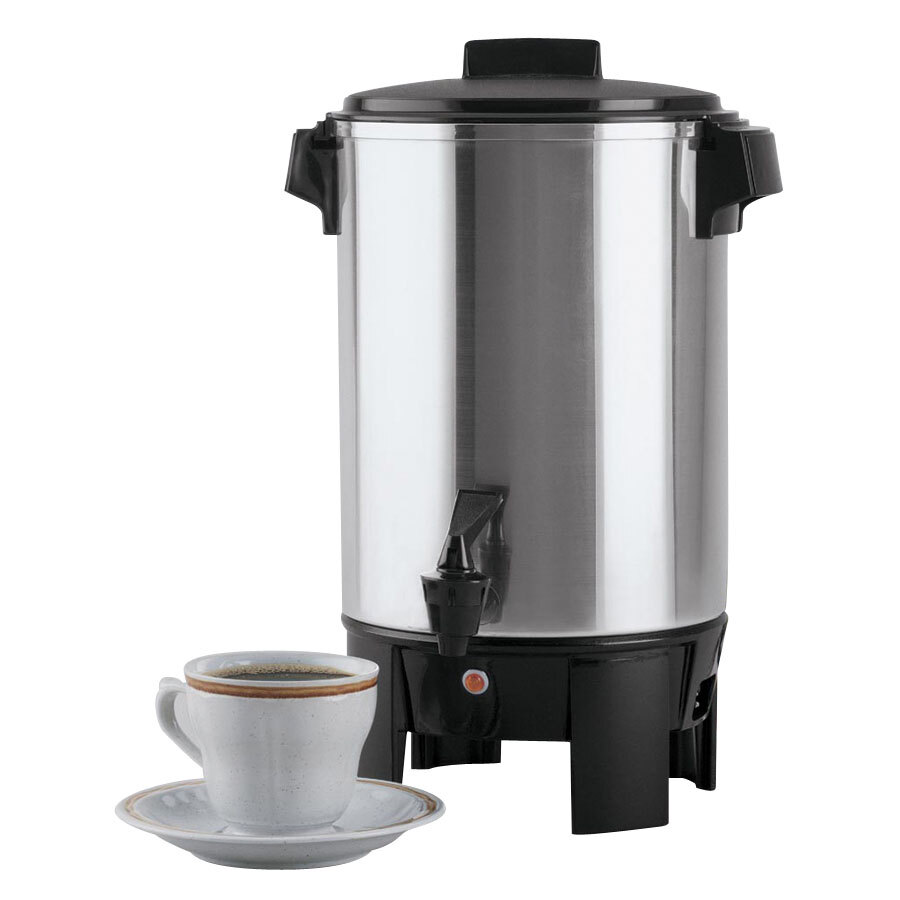 West Bend 58030R 30 Cup (1.2 Gallon) Aluminum Residential Coffee Urn
