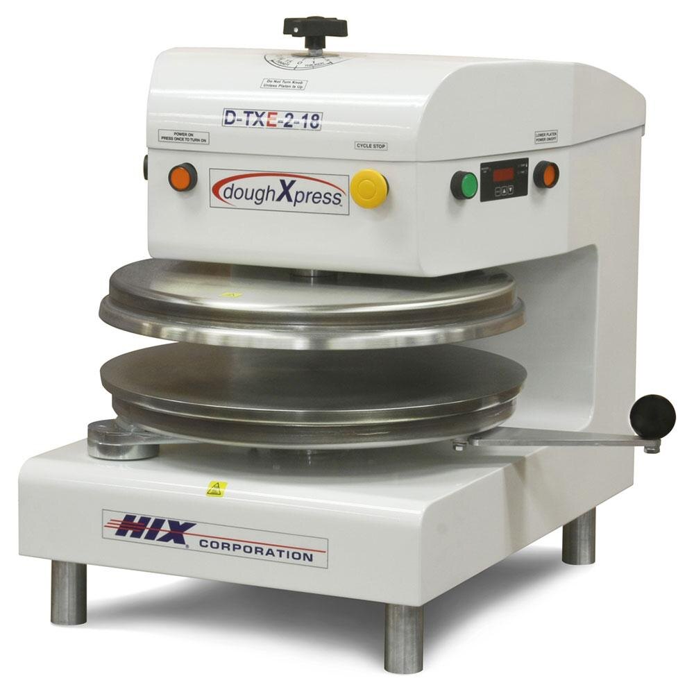 DoughXpress DTXE218WH Dual Heat Round Electromechanical Tortilla