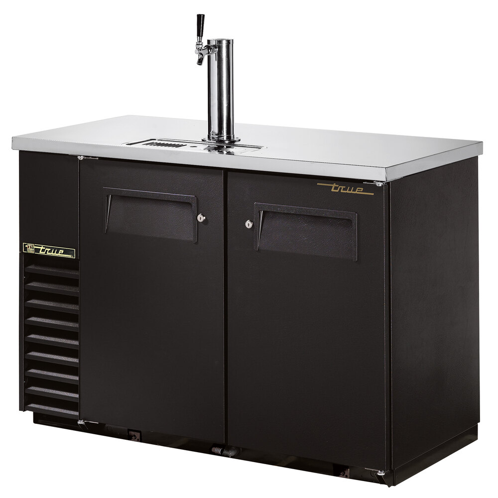 True TDB2448 49" Back Bar Cooler Direct Draw Beer Dispenser with Two