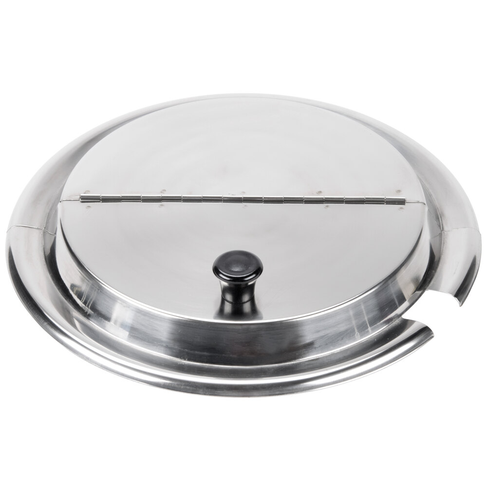 Notched / Hinged Stainless Steel Lid for 7 Qt. Inset