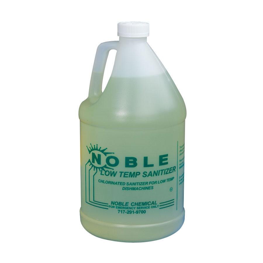 (4) 1 Gallons Noble Chemical Low Temp San Dish Washing Machine