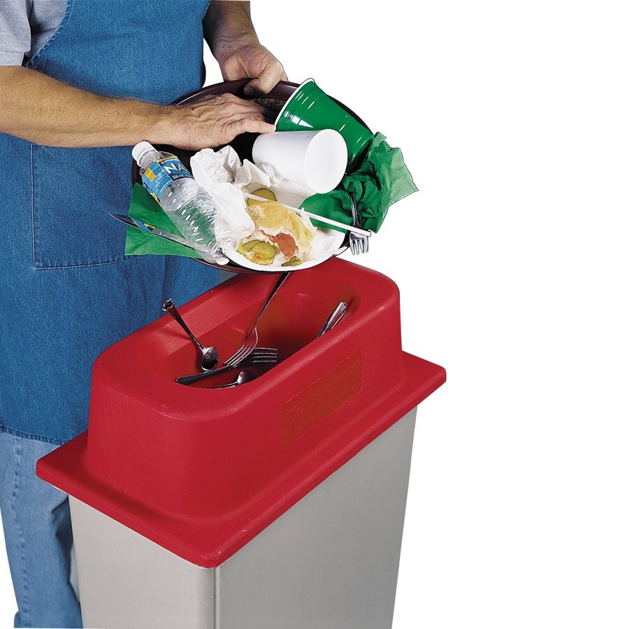 San Jamar KA1950RD KatchAll Flatware Retriever for Slim Jim / Wall