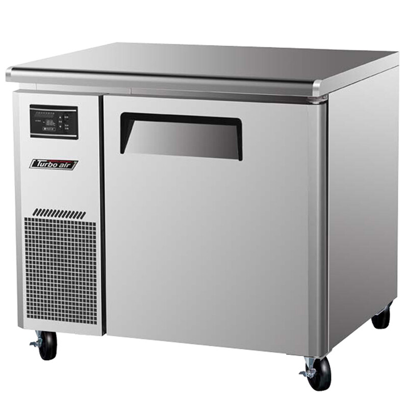 Turbo Air JUF36 J Series 36" Undercounter Freezer with Side Mounted Compressor 7 Cu. Ft.