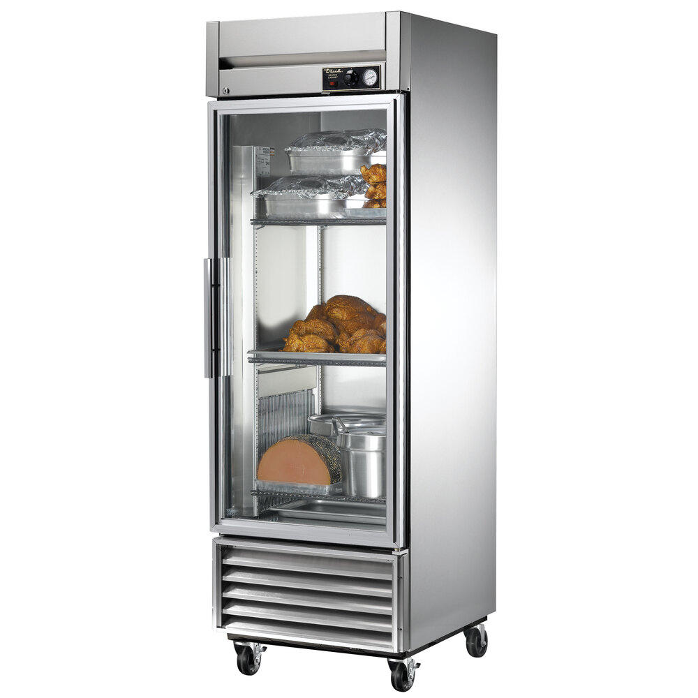 True TH23G Single Section Glass Door Heated Holding