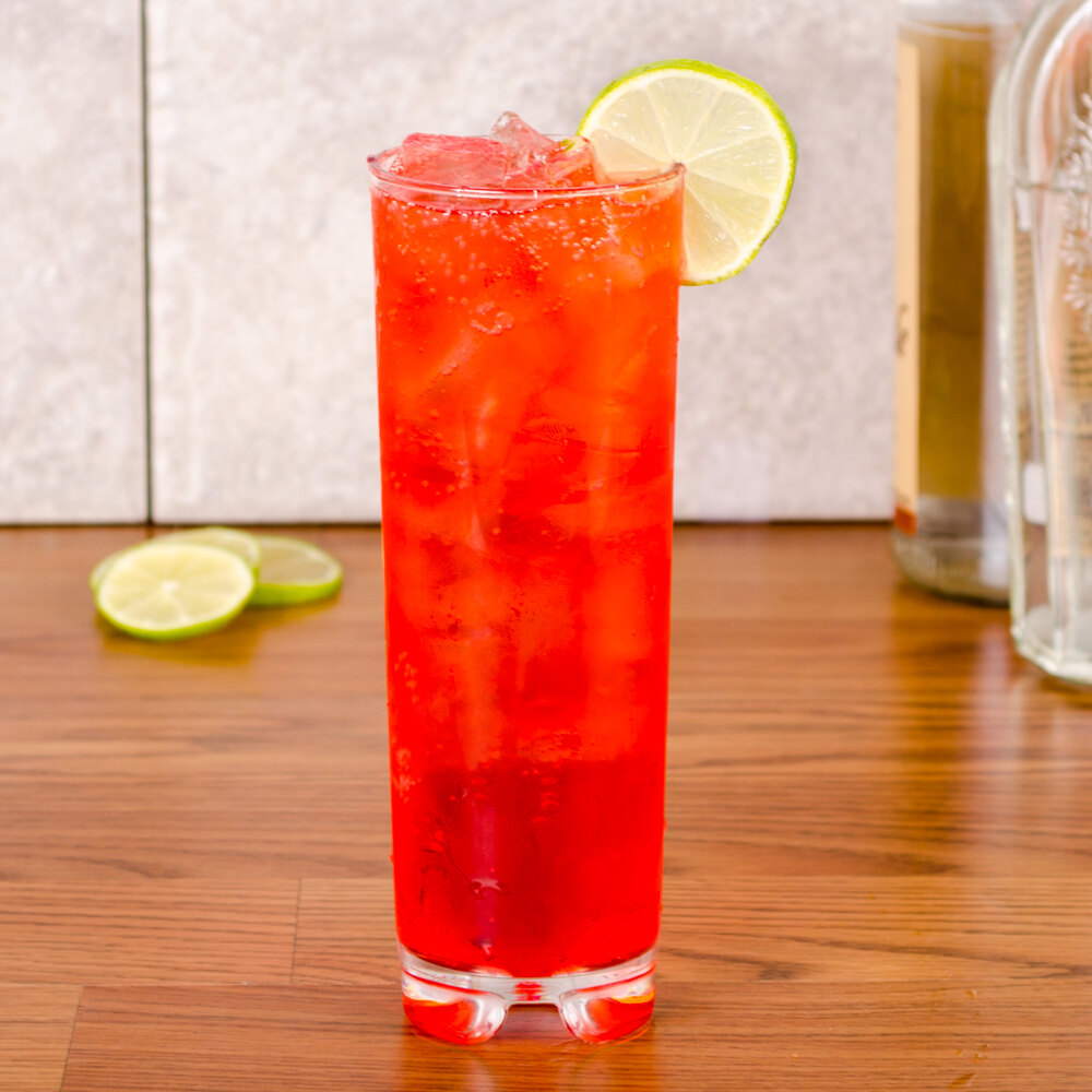 GET SW14441 Roc N' Roll 12 oz. Clear SAN Plastic Beverage Glass 24/Case