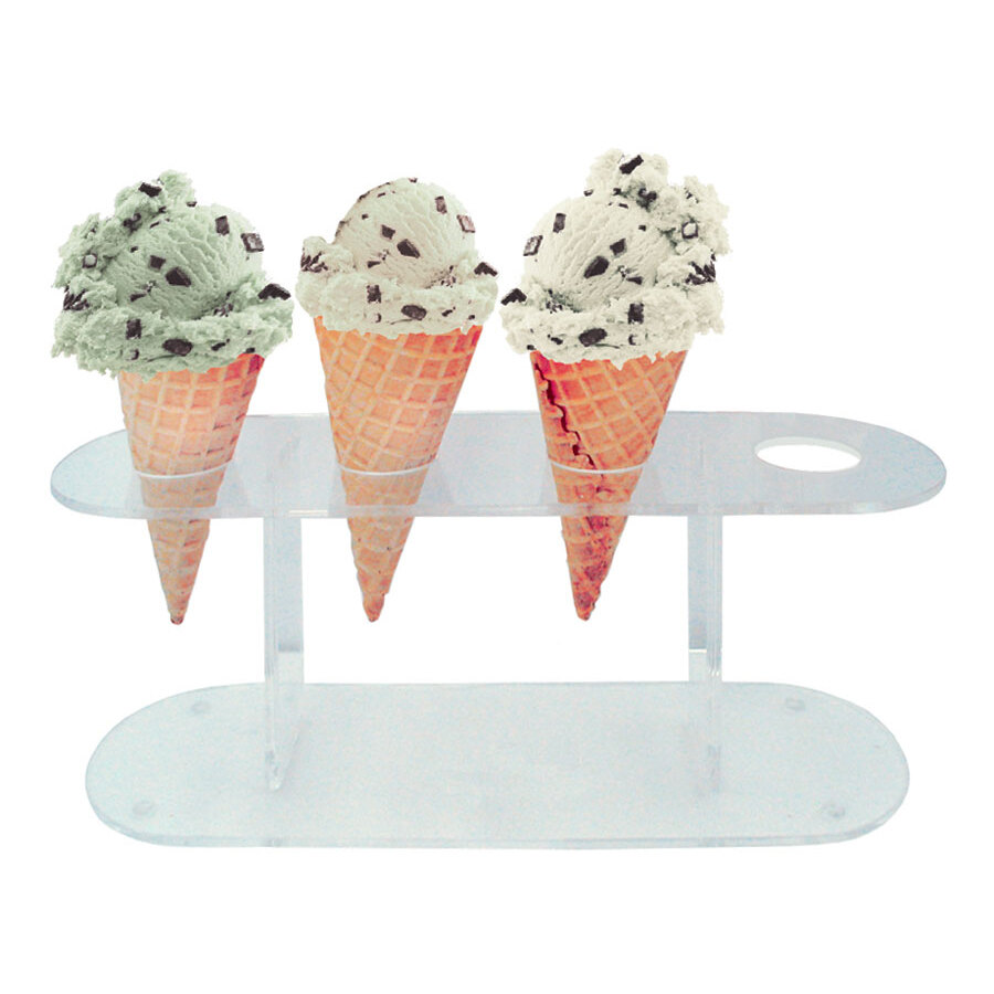 Acrylic Ice Cream Cone Holder