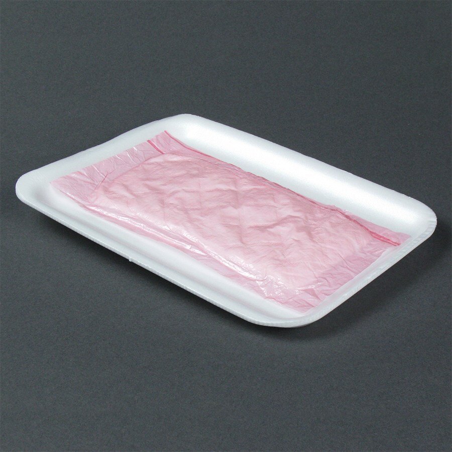 Absorbent Meat, Fish and Poultry Pad 4" x 7" 40 Grams Pink 2000/Case