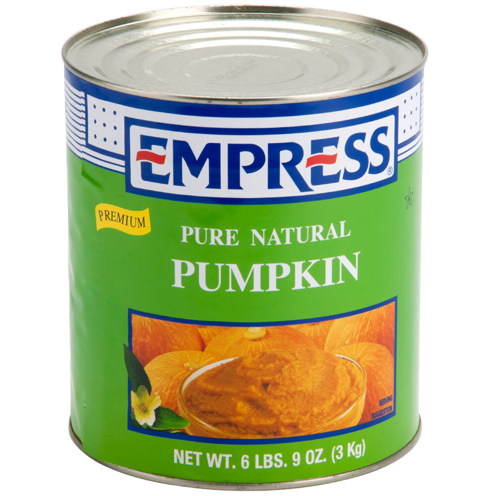 100 Pure Canned Pumpkin (6) 10 Cans / Case